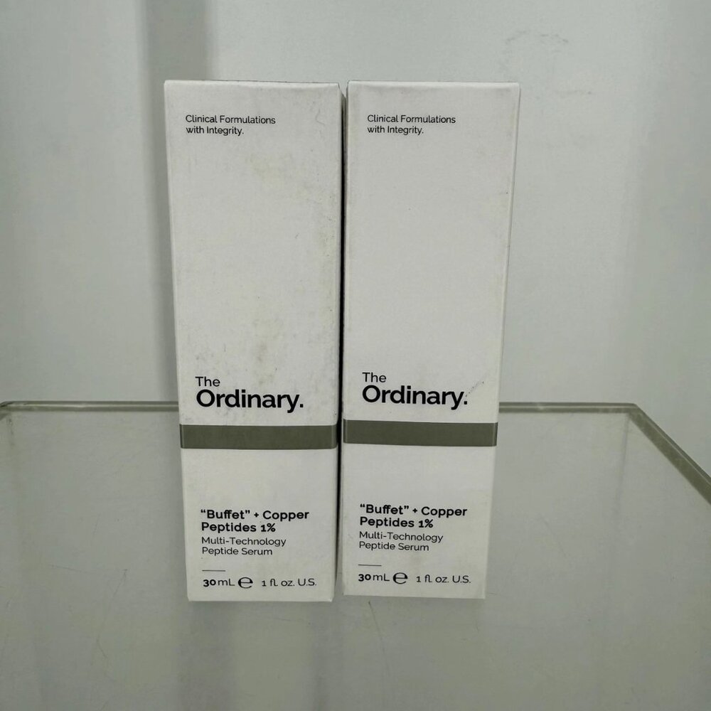 The Ordinary “Buffet + Copper Peptides 1%” Serum – 2 × 1 fl oz – Anti-Aging